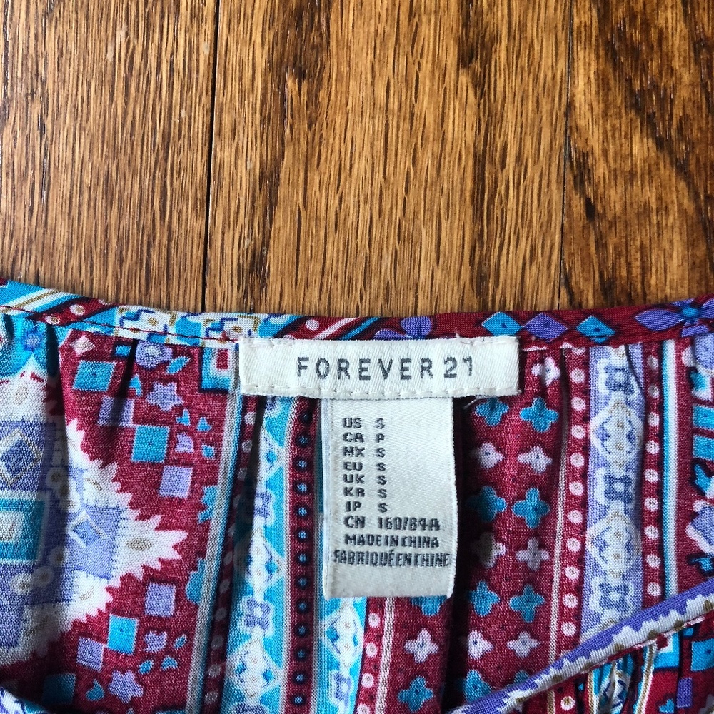 Boho Patterned Blouse - Picture 4 of 4